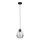 Lampadario su corda BERGEN 1xE27/60W/230V nero