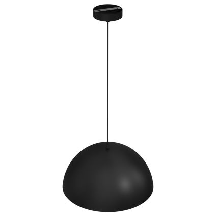 Lampadario su corda BETA 1xE27/60W/230V d. 35 cm nero
