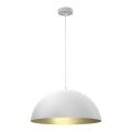 Lampadario su corda BETA 1xE27/60W/230V d. 45 cm bianco