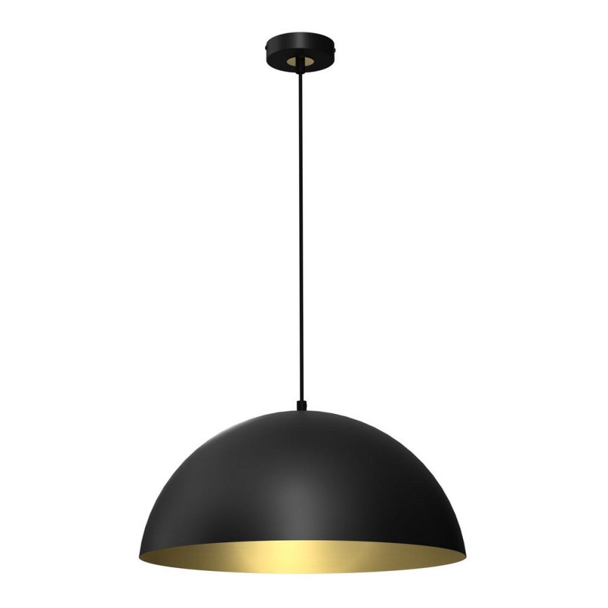 Lampadario su corda BETA 1xE27/60W/230V d. 45 cm nero