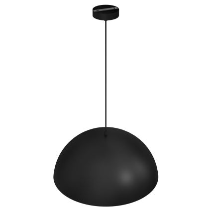 Lampadario su corda BETA 1xE27/60W/230V d. 45 cm nero