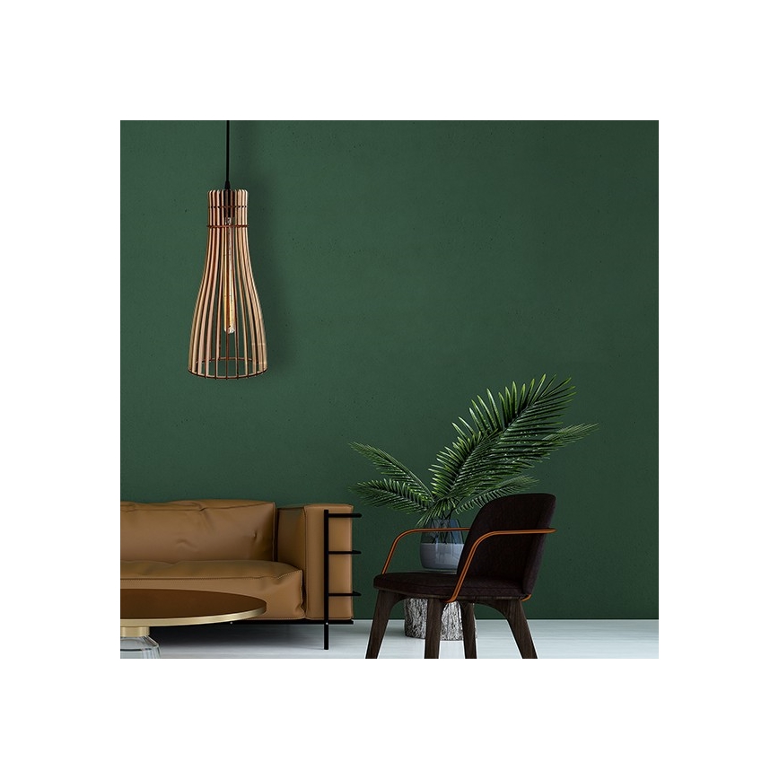 Lampadario su corda BOTTIGLIA 1xE27/24W/230V