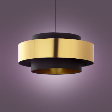 Lampadario su corda CALISTO 1xE27/25W/230V oro/nero