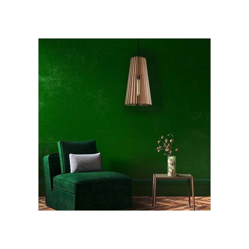 Lampadario su corda CONE 1xE27/24W/230V