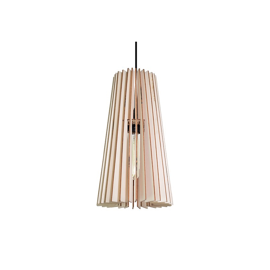 Lampadario su corda CONE 1xE27/24W/230V