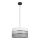 Lampadario su corda   CORAL 1xE27/60W/230V d. 40 cm bianco/grigio