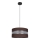 Lampadario su corda  CORAL 1xE27/60W/230V d. 40 cm marrone