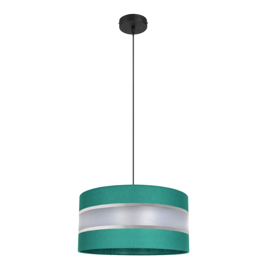 Lampadario su corda  CORAL 1xE27/60W/230V d. 40 cm verde