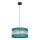 Lampadario su corda  CORAL 1xE27/60W/230V d. 40 cm verde