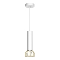 Lampadario su corda DANTE 1xGU10/25W/230V bianco/oro