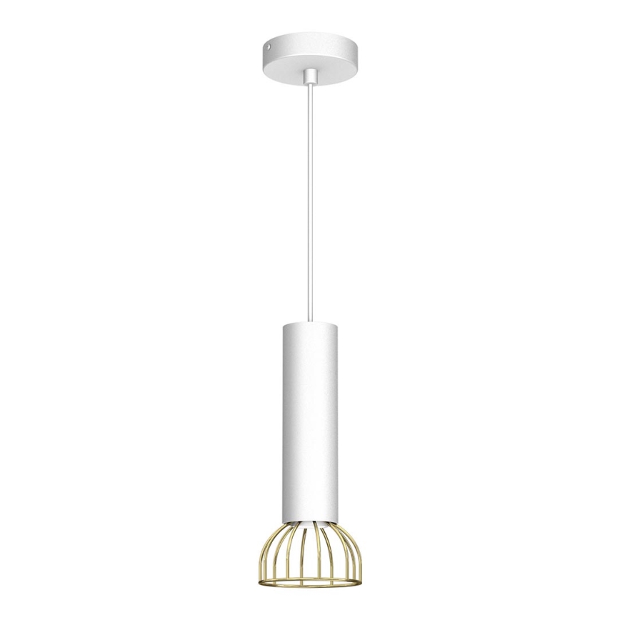 Lampadario su corda DANTE 1xGU10/25W/230V bianco/oro