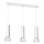 Lampadario su corda DANTE 3xGU10/25W/230V bianco/cromo lucido