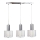 Lampadario su corda  DECOR 3xE27/60W/230V