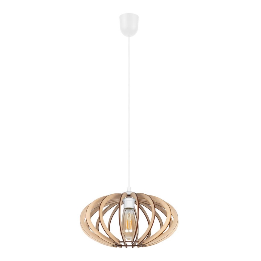 Lampadario su corda EARTH 1xE27/60W/230V bianco/beige