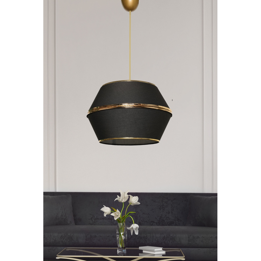 Lampadario su corda ESCAPE 1xE27/60W/230V nero