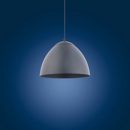 Lampadario su corda FARO 1xE27/60W/230V grigio