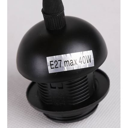Lampadario su corda FELIS 1xE27/60W/230V