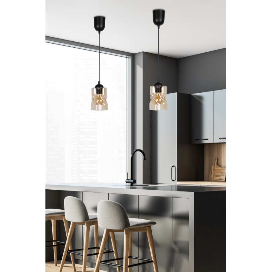 Lampadario su corda FELIS 1xE27/60W/230V
