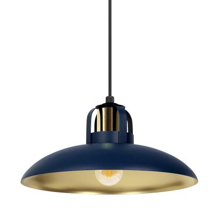 Lampadario su corda  FELIX 1xE27/60W/230V blu