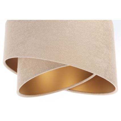 Lampadario su corda GALAXY 3xE27/60W/230V beige/oro