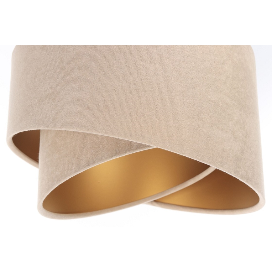 Lampadario su corda GALAXY 3xE27/60W/230V beige/oro