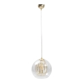 Lampadario su corda  GLAMI 1xE27/60W/230V oro