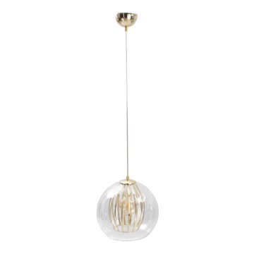 Lampadario su corda  GLAMI 1xE27/60W/230V oro