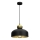 Lampadario su corda HARALD 1xE27/60W/230V nero