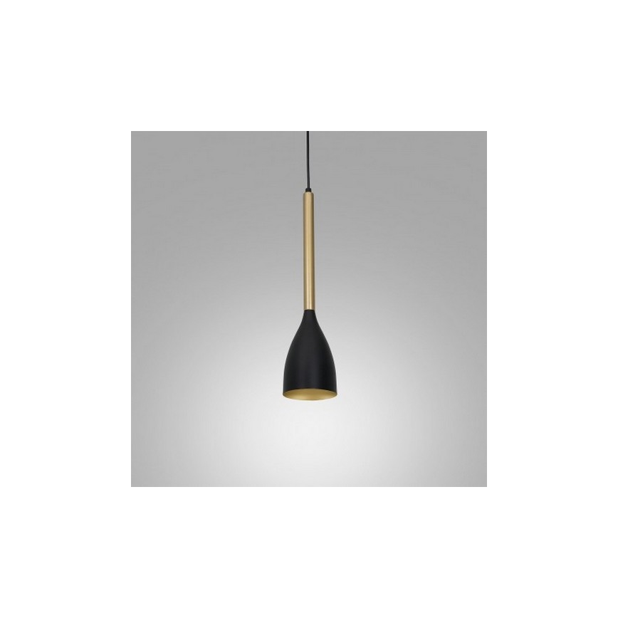 Lampadario su corda ISTAPPAR 1xE27/60W/230V nero/oro