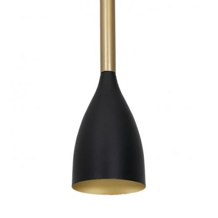 Lampadario su corda ISTAPPAR 1xE27/60W/230V nero/oro