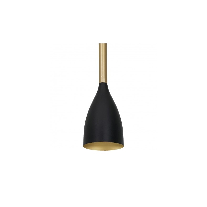 Lampadario su corda ISTAPPAR 1xE27/60W/230V nero/oro