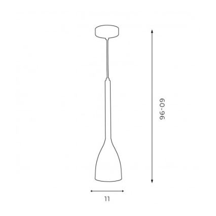 Lampadario su corda ISTAPPAR 1xE27/60W/230V nero/oro