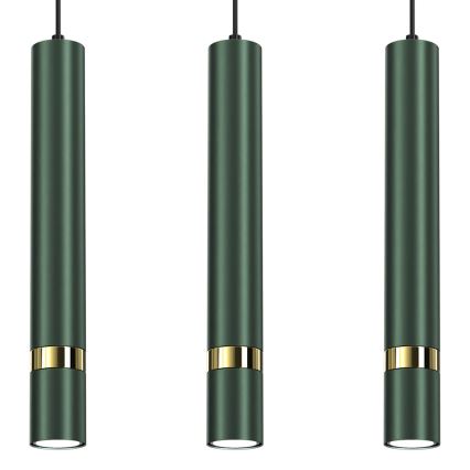 Lampadario su corda JOKER 3xGU10/25W/230V verde