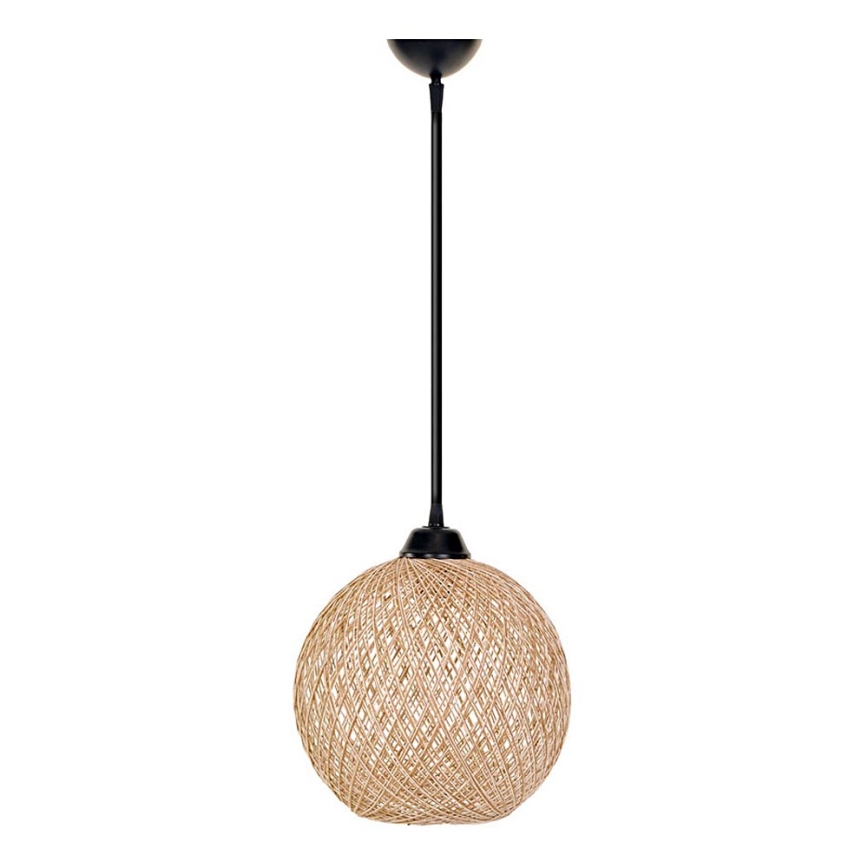 Lampadario su corda  JUTE 1xE27/60W/230V beige