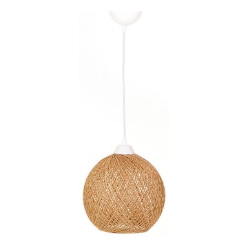 Lampadario su corda JUTE 1xE27/60W/230V beige