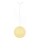 Lampadario su corda JUTE 1xE27/60W/230V giallo