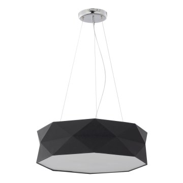 Lampadario su corda KANTOOR 1xE27/15W/230V nero