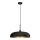 Lampadario su corda LINCOLN 1xE27/60W/230V d. 45 cm nero