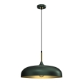 Lampadario su corda LINCOLN 1xE27/60W/230V d. 45 cm verde