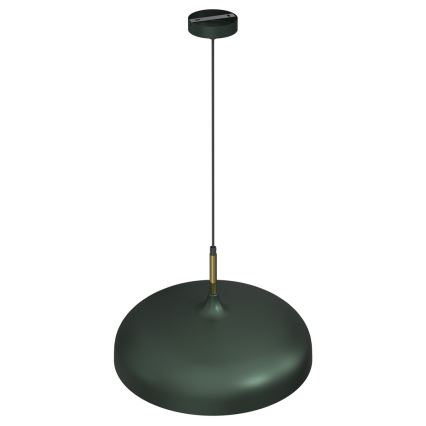 Lampadario su corda LINCOLN 1xE27/60W/230V d. 45 cm verde