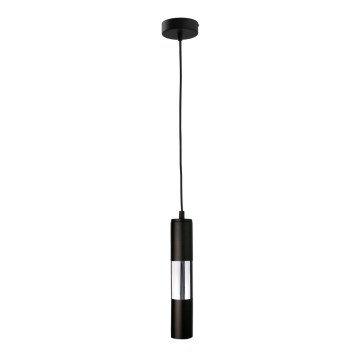 Lampadario su corda MAGNUMA 1xGU10/50W/230V nero/cromato lucido