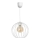 Lampadario su corda MERCURE 1xE27/15W/230V bianco