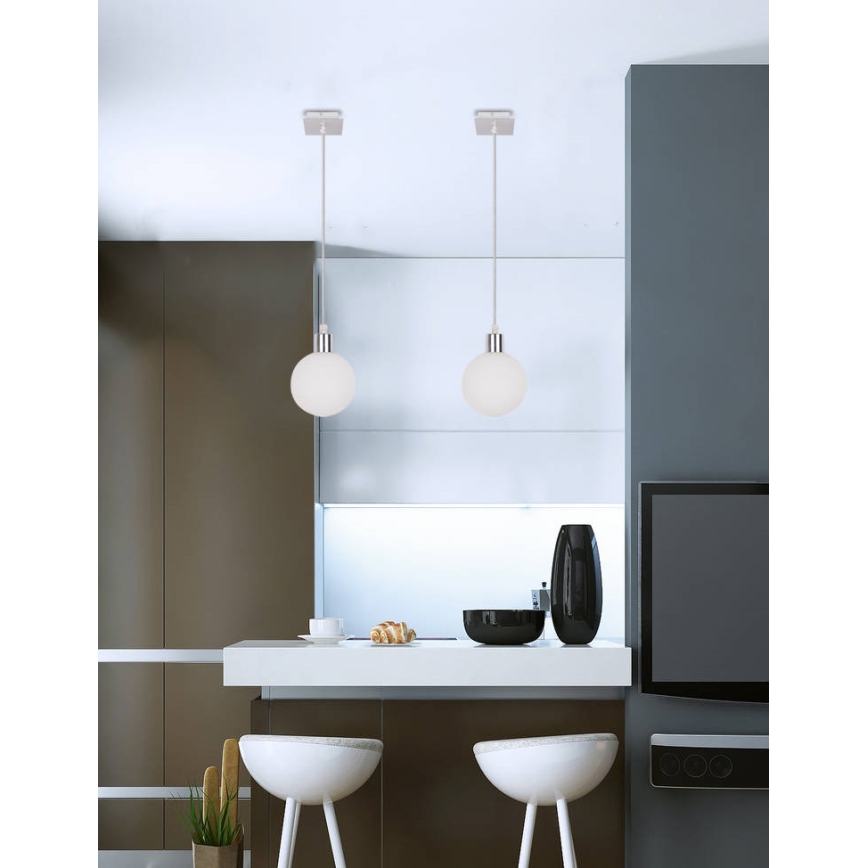 Lampadario su corda ODEN 1xG9/40W/230V d. 12 cm