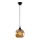 Lampadario su corda ORO 1xE27/40W/230V