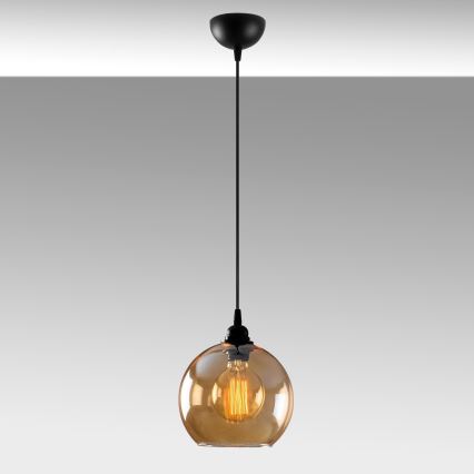 Lampadario su corda ORO 1xE27/40W/230V