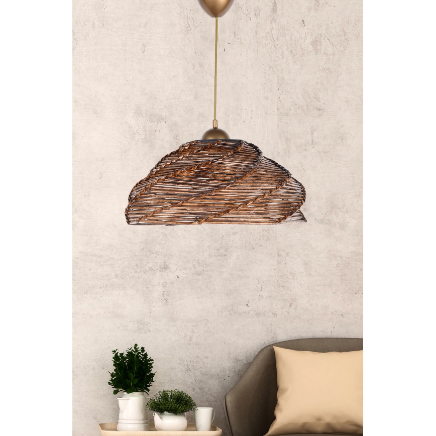 Lampadario su corda OVALE 1xE27/60W/230V