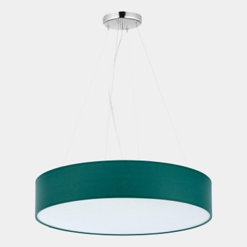 Lampadario su corda RONDO 4xE27/15W/230V verde