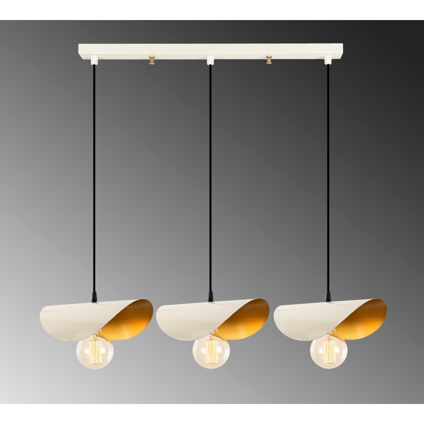 Lampadario su corda SIVANI 3xE27/100W/230V