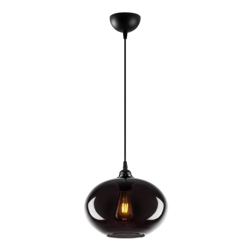 Lampadario su corda SMOKED 1xE27/40W/230V
