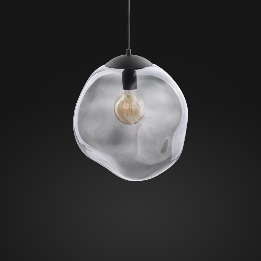 Lampadario su corda SOL 1xE27/60W/230V nero